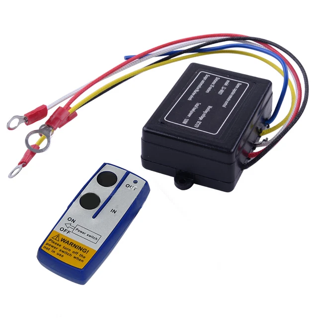 2pcs 12V Wireless Winch Capstan Remote Controller Kit Fit For Truck Jeep SUV ww
