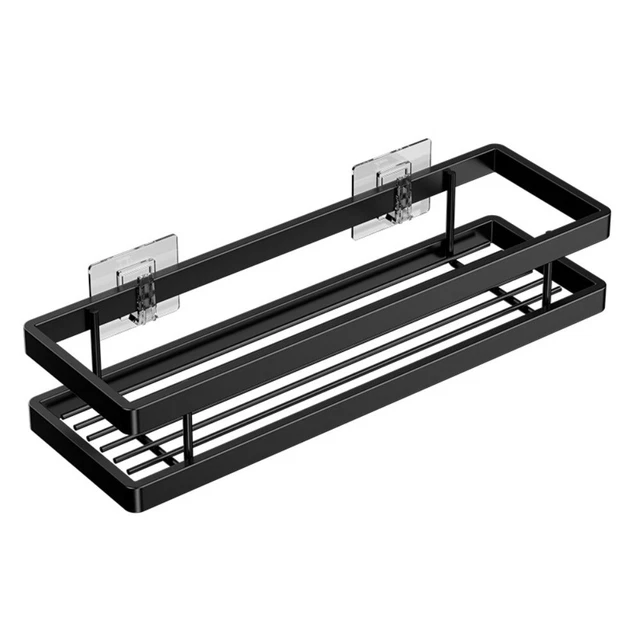 1 Pcs Black Shower Shelves Iron Shower Rack New Shower Rack Hanging  Kitchen