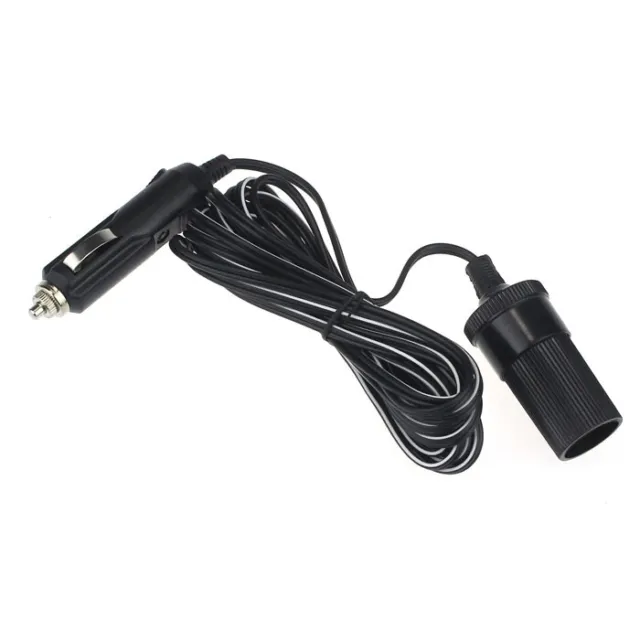 12V 10A Car Accessory Cigarette Lighter Socket Extension Cord Cable 3m