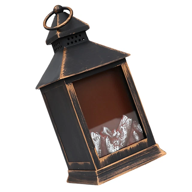 Lámpara de simulación chimenea llamas 25X10.5X10.5CM plástico
