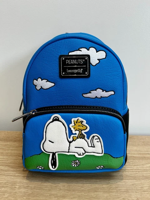 PEANUTS SNOOPY AND Woodstock 70th Anniversary Loungefly Backpack Bag ...