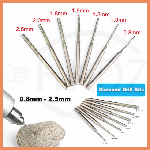 Diamant Fräser Set 30-tlg. Diamant-Schleifer Schleifstift Bohrer Set