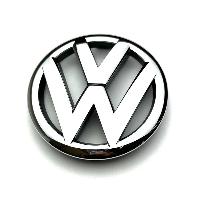 ORIGINAL VW POLO 6R VW signe emblème logo calandre avant chrome ...