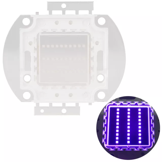 395-400Nm UV Purple LED Integrated Chips COB Ultraviolet Light Lamp Bead DE NED