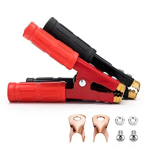 800A Heavy Duty Pure Copper Jumper Cables Boost Clamp Car Battery