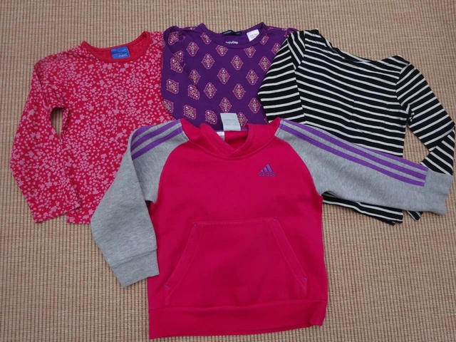 Girls 4 Piece Bundle Age 2-3 y Long sleeve tops Hoodie Adidas H&M Next Gap
