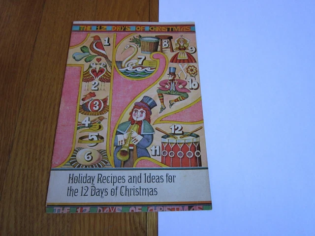 Vtg Christmas Recipe & Idea Booklet General Foods Gold Medal Bakers Kraft 1960's