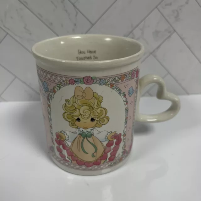 Enesco Precious Moments Coffee Cup Mug1996 You Have Touched So Many Hearts
