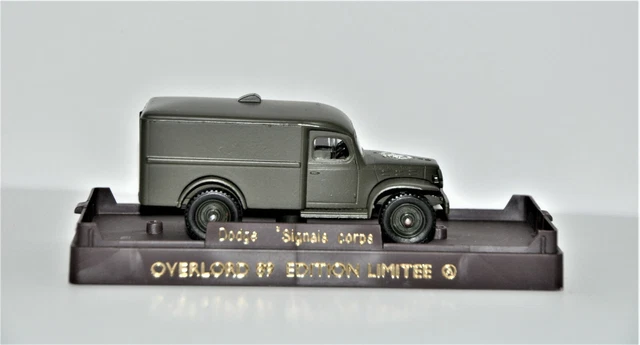 Solido 1/50, Dodge signal corp, US WW2 + decalcomanies, antennes, neuf + boîte