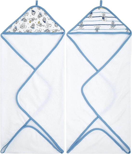 Toalla con capucha Aden + anais essentials 100 % algodón para niños y niñas, bebé suave para