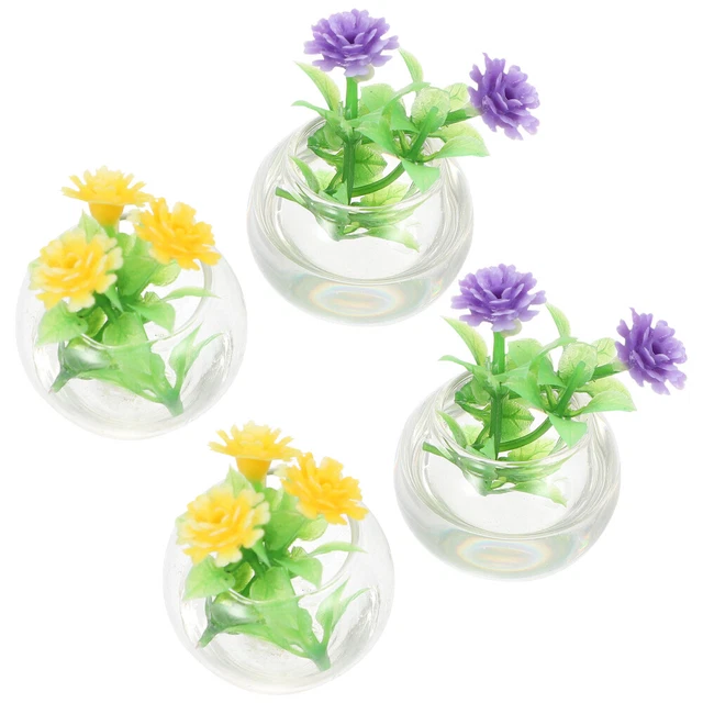House Ornaments Mini Potted Flower Micro Landscape Potted Plants Toy