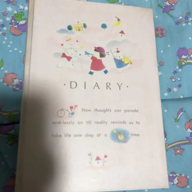 Showa Retro Sanrio Petite Ange Diary Book Memo Pad