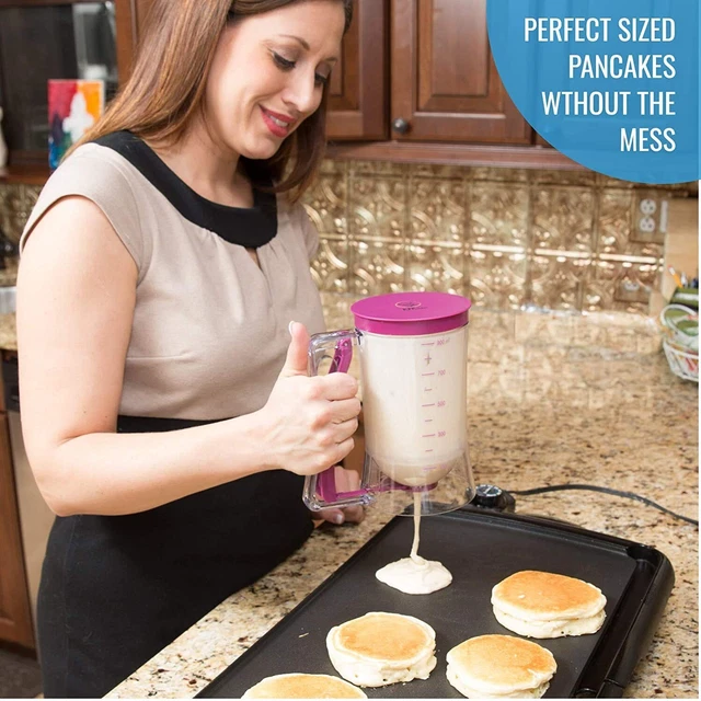 Pancake & Cupcake Batter Dispenser - Perfect Baking Tool for Cupcakes, Waffles,