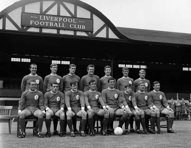 Football Anfield The Liverpool Fc First Team Squad For The 1967 68 Old Photo