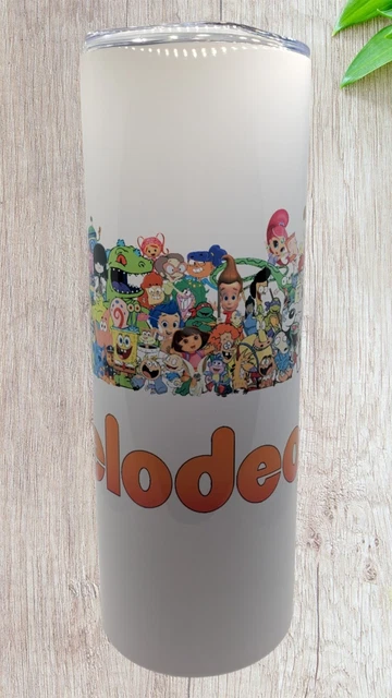 Nickelodeon Fan 20 oz SKINNY TUMBLER Stainless Steel Sublimation Tumbler