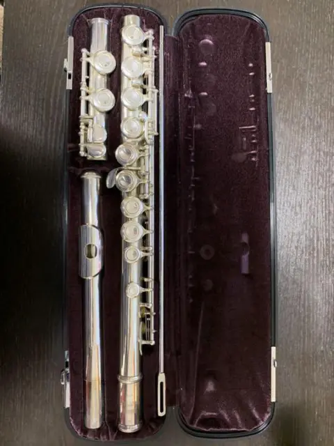 Yamaha YFL-211S II YFL211SII Flute Silver Plated Nickel silver with Hard Case