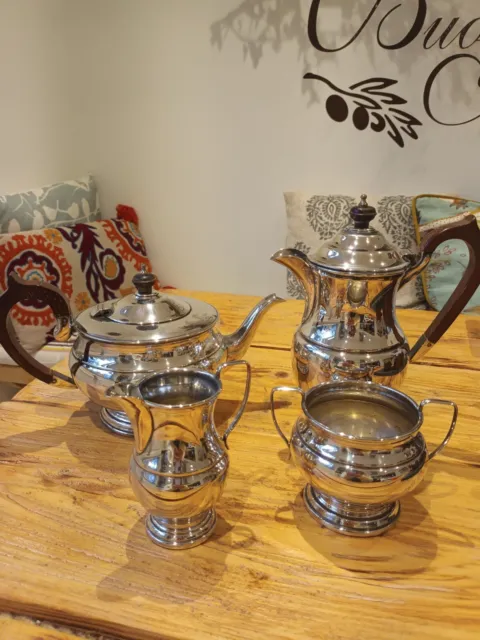 Antique Silver Plated Tea Set, Garrard, Rare