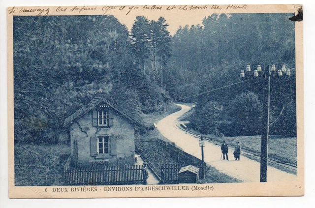 DEUX RIVIERES moselle CPA 57 environs d'ABRESCHWILLER
