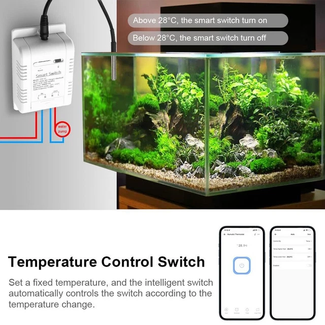 Capteur de température compatible Tuya WiFi pour surveillance et synchronisatio