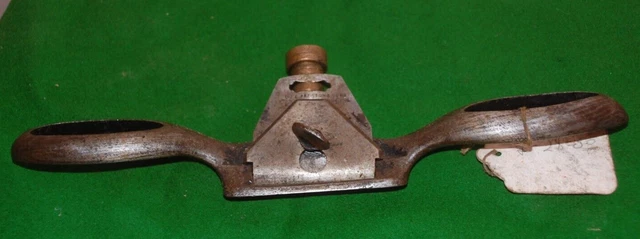 Vintage Prestons Patent Iron Spoke Shave Round Sole