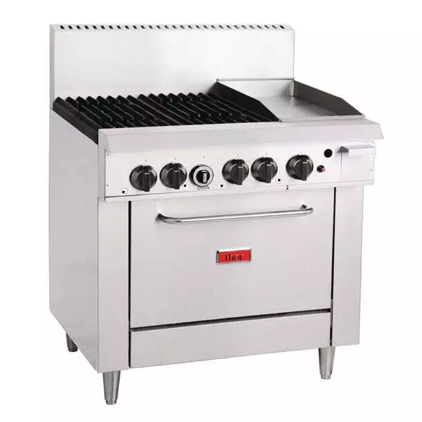 Thor 4 Burner Propane Gas Oven Range with Griddle Plate PAS-GH102-P