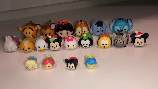 Tsum Tsum Disney Lot Of 19Figures Tiger, Mickey, Eyore, Minnie, Ariel, Tiny