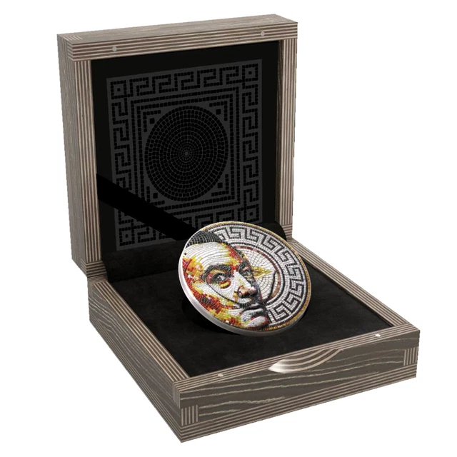 2021 Salvadore Dali Mosaic  2 oz pure silver high relief coin