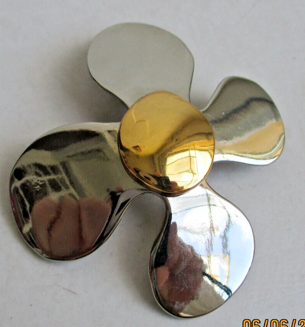 Broche Pendentif Cœur Vintage Signée Kristel Saint Martin - Strass Doré