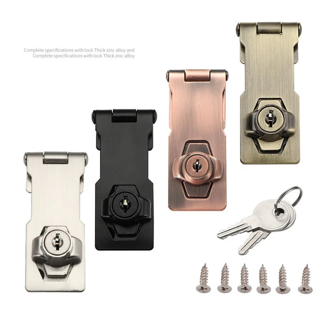 Ladro serratura senza punzone della porta cassetto armadio keyed hasp lock