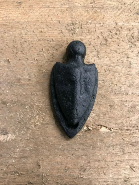 Escudo Cubierto Áspero Rústico Negro Mate Placa Llave Agujero Mortice 1501007