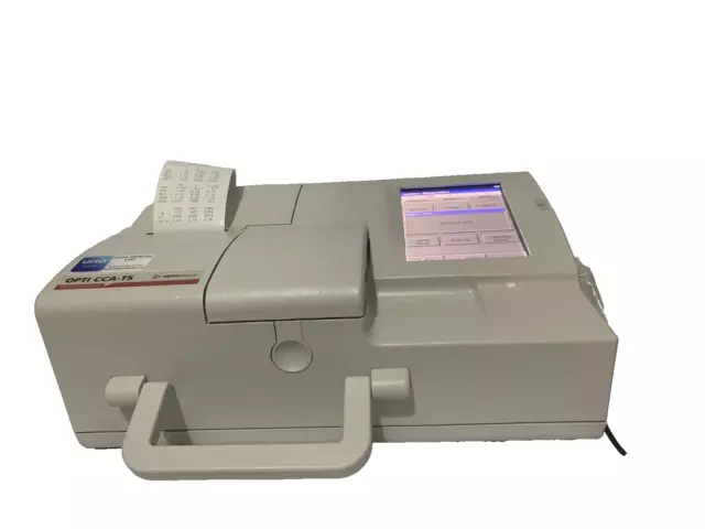 OPTIMedical OPTI CCA TS2 Blood Gas and Electrolyte Analyzer Version 3.07 Unit