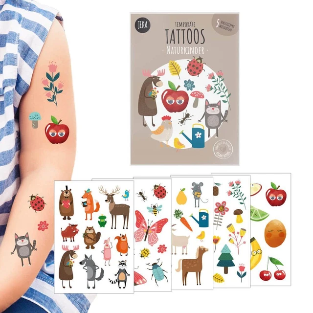 JEKA - MAL MICH BUNT - Kindertattoo Set, Naturkinder 2