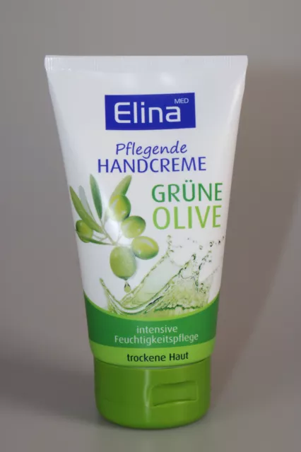 Elina med Pflegende Handcreme mit Grüne Olive für  trockene Haut 6 X 150ml