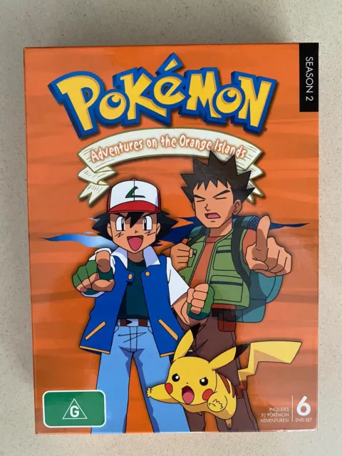 Pokemon Adventures On The Orange Islands Season Two - Box Set DVD PAL Region 4