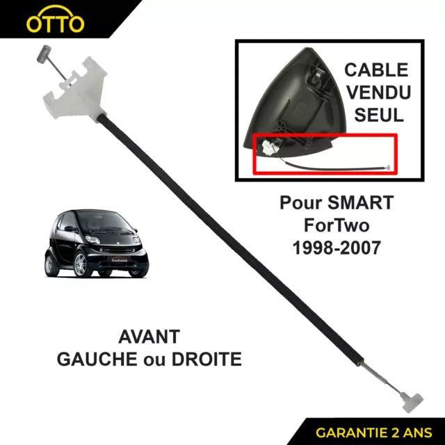 Vástago Tirador A Cable para Manija Izquierda O Derecho para Smart Fortwo