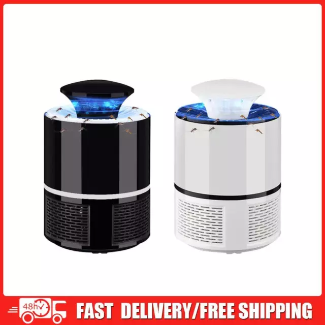 Home Mosquito Killer Lamp LED Insect Fly Zapper Bug Trap Catcher Night Light
