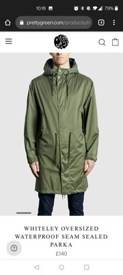 PRETTY GREEN WHITELEY Oversized 