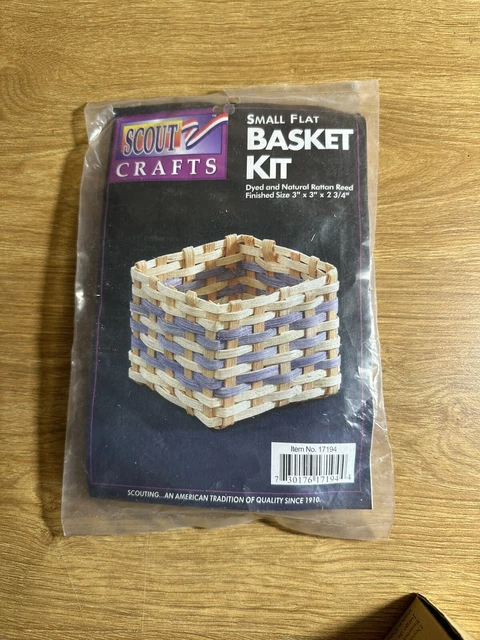 Kit de cesta oficial Scout de colección - kit de cesta plana pequeña - número de artículo 17194 - nuevo en paquete