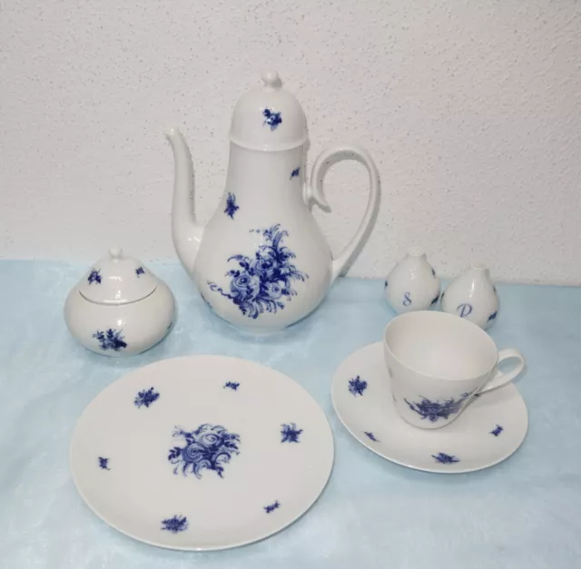 Rosenthal  Romanze - blau - Björn Wiinblad - Kaffeeservice, Teile zur Auswahl