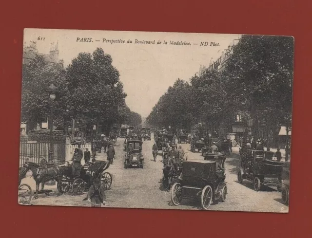 PARIS - Perspective du boulevard de la Madeleine (L4724)