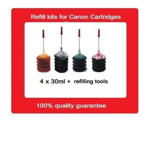 Refill kits for Canon PGI-670+CLI-671 CLI671 C,M,Y ink cartridges MG5760,MG6860