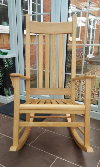 Solid pine rocking chair (Used - good condition)