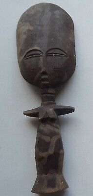 Late 18thC HAND CARVED wooden AFRICAN CEREMONIAL CARVING very UNUSUAL - ESTATE