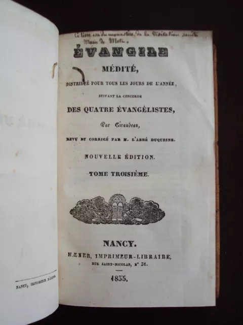 Evangile médité, suivant la concorde des quatre évangélistes - T.3