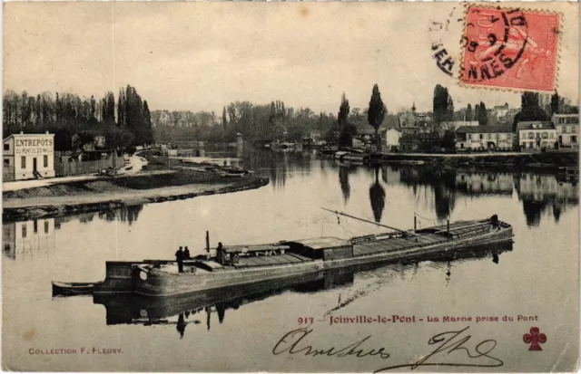 CPA Joinville-le-Pont La Marne take du Pont FRANCE (133948)