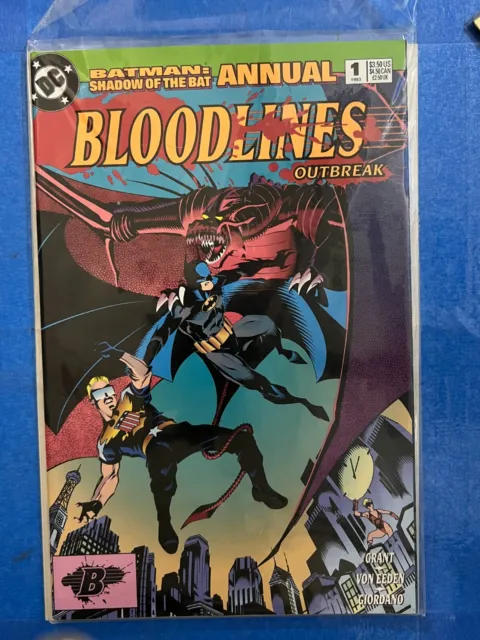 Bloodlines Outbreak Batman Shadow of the Bat Annual 1993 #1 DC Comics| Combined