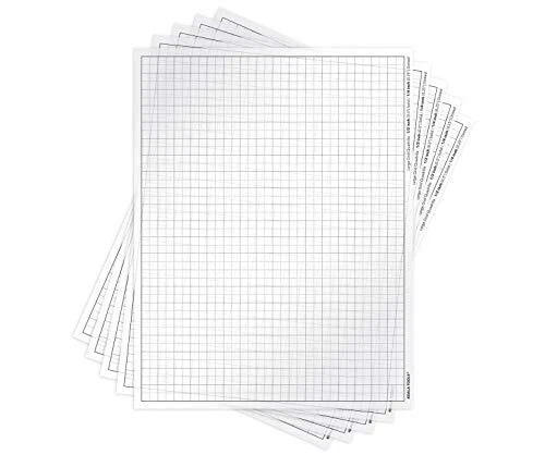 Koala Tools | Quadrille Grid Transparency Sheets Pack of 5 - 8.5" x 11" | Ove...