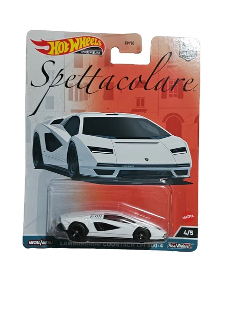 Hot Wheels Premium Car Culture 2 Pezzi: Lamborghini Countach E Lancia Stratos Zero