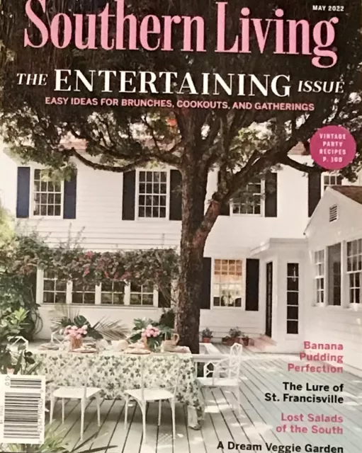 SOUTHERN LIVING MAGAZINE May 2022 The Entertaining Issue Easy Ideas £4.