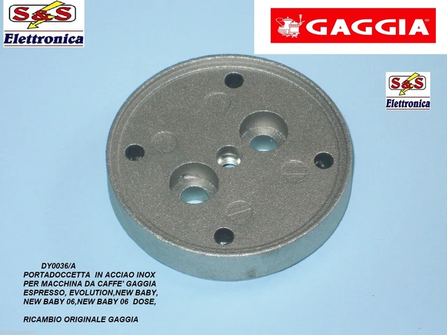Portadocce In Alluminio Per Macchine Caff&egrave; Gaggia Evolution, Carezza, Baby E Espresso